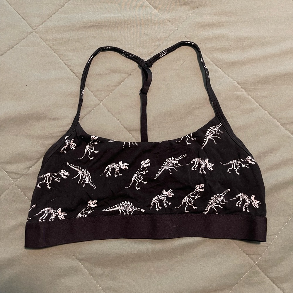 MeUndies Dinosaur T-back bralette